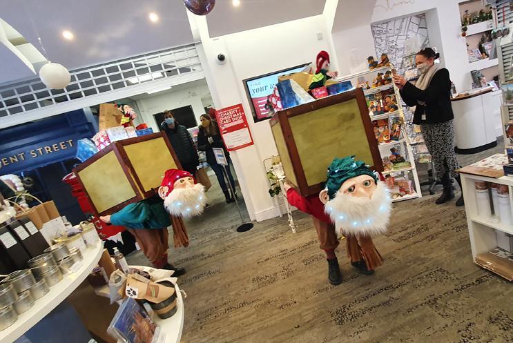 Elves in the visitor centre